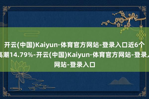 开云(中国)Kaiyun·体育官方网站-登录入口近6个月高潮14.79%-开云(中国)Kaiyun·体育官方网站-登录入口