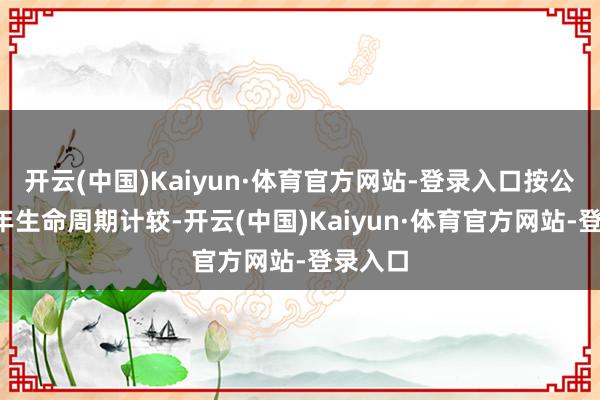 开云(中国)Kaiyun·体育官方网站-登录入口按公交车8年生命周期计较-开云(中国)Kaiyun·体育官方网站-登录入口
