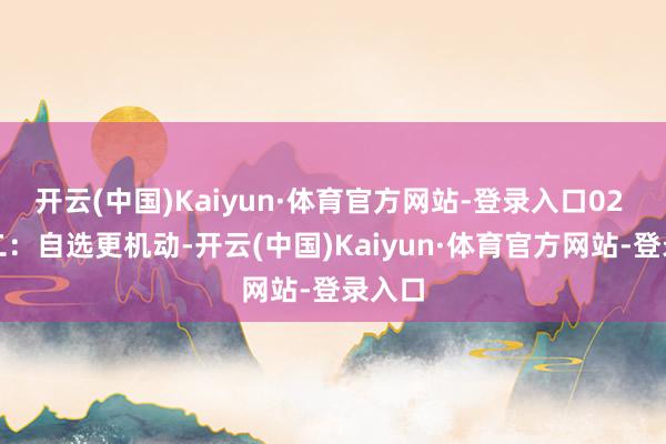 开云(中国)Kaiyun·体育官方网站-登录入口02 亮点二:自选更机动-开云(中国)Kaiyun·体育官方网站-登录入口