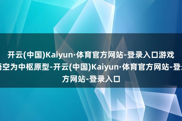 开云(中国)Kaiyun·体育官方网站-登录入口游戏以孙悟空为中枢原型-开云(中国)Kaiyun·体育官方网站-登录入口