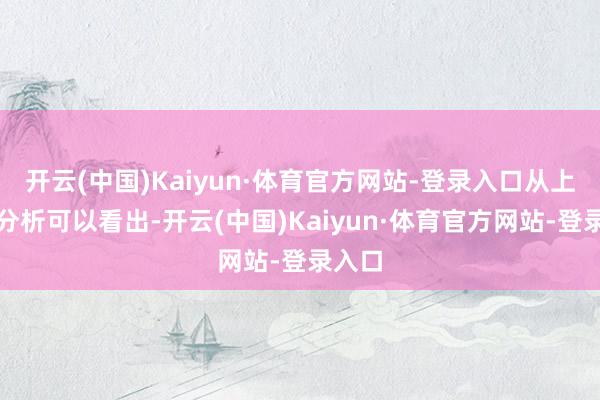 开云(中国)Kaiyun·体育官方网站-登录入口从上头的分析可以看出-开云(中国)Kaiyun·体育官方网站-登录入口