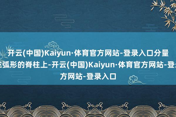 开云(中国)Kaiyun·体育官方网站-登录入口分量全压在弧形的脊柱上-开云(中国)Kaiyun·体育官方网站-登录入口